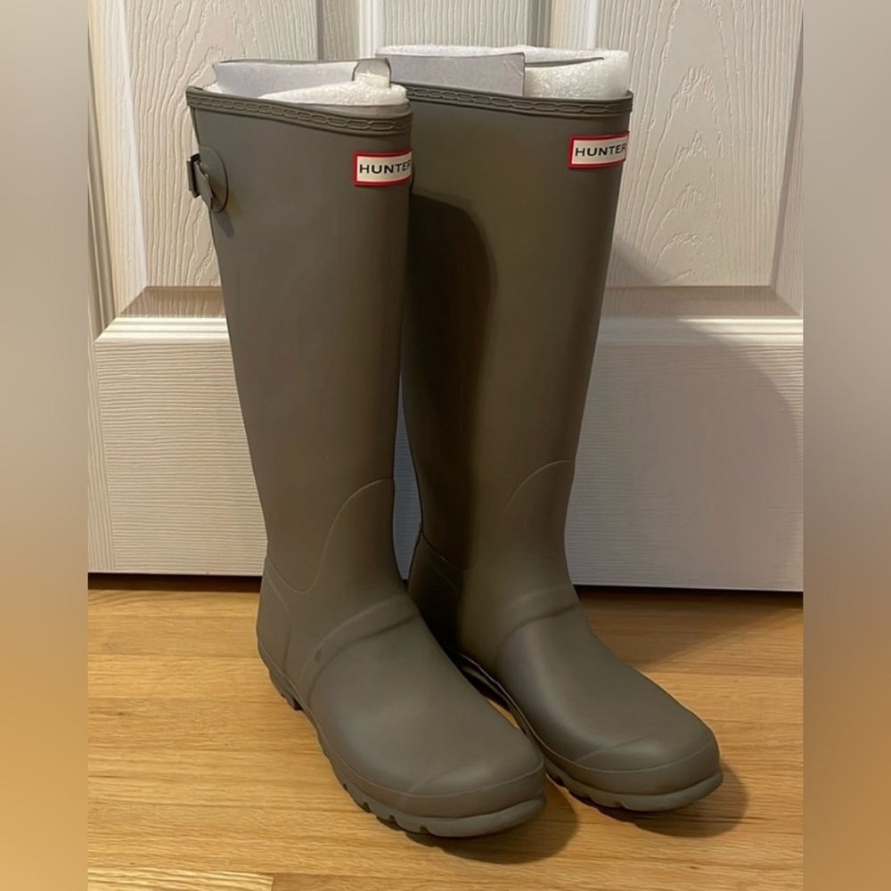 Women’s Tall Hunter Boots in Gray Size 10